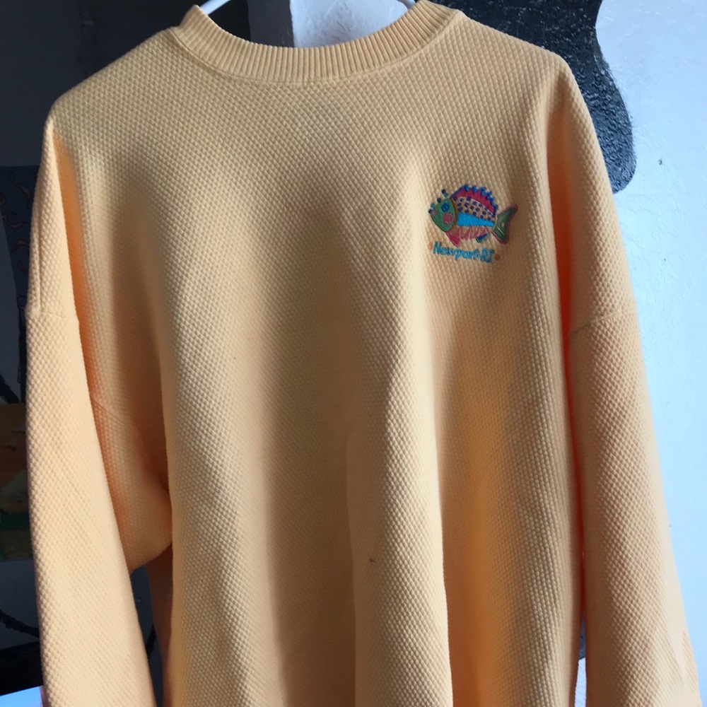 Yellow Newport sweatshirt